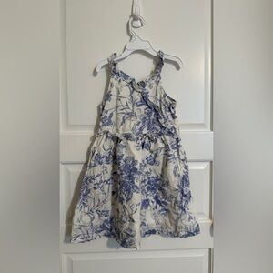 GAP Blue and White Floral Kids Dress